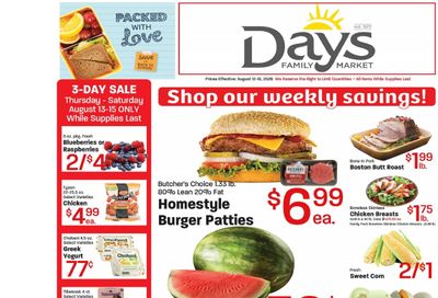 Day's Market Weekly Ad August 12 - 18, 2026
