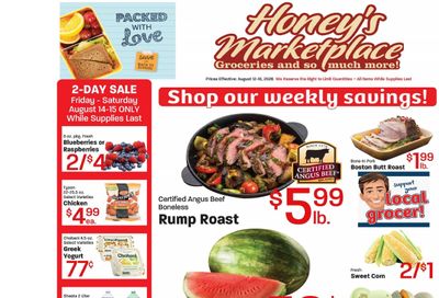 Honey's Marketplace (Kanab, UT) Weekly Ad August 12 - 18, 2026