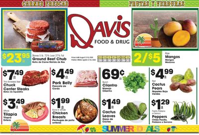 Davis Food & Drug Hispanic Weekly Ad August 12 - 18, 2026