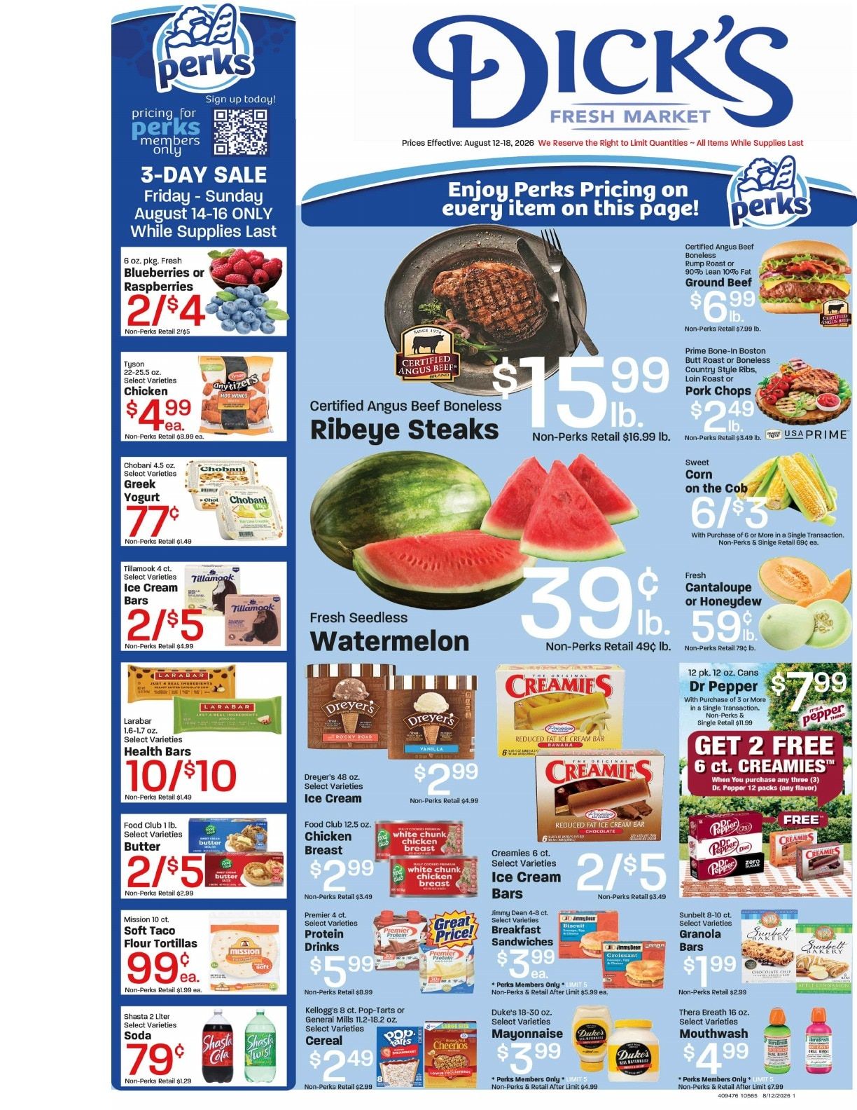 Dick's Market (Centerville, UT) Weekly Ad August 12 - 18, 2026