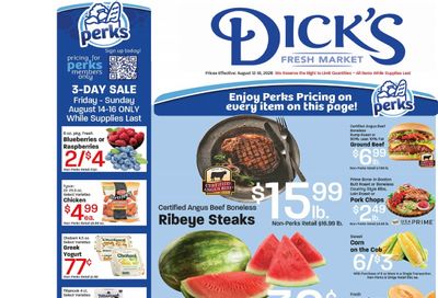 Dick's Market (Centerville, UT) Weekly Ad August 12 - 18, 2026