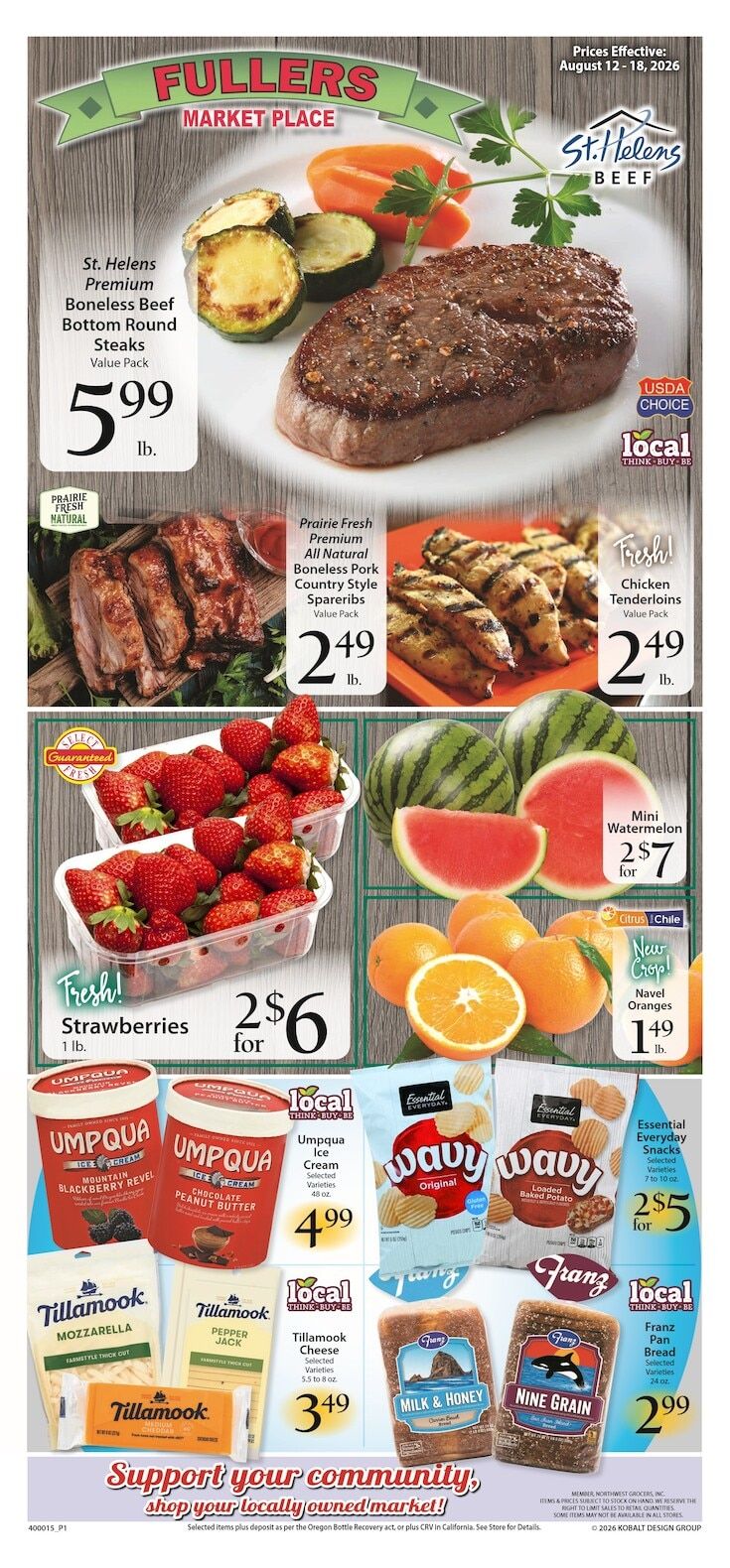 Fuller's Market Weekly Ad August 12 - 18, 2026