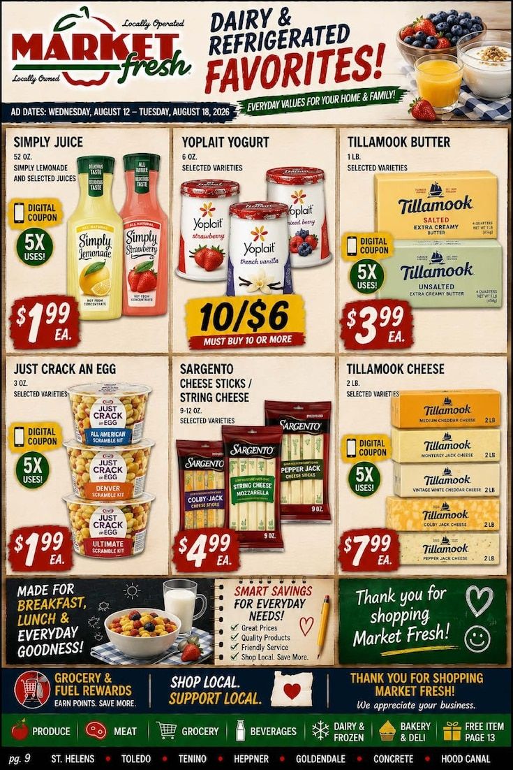 Concrete Market Fresh Weekly Ad August 12 - 18, 2026