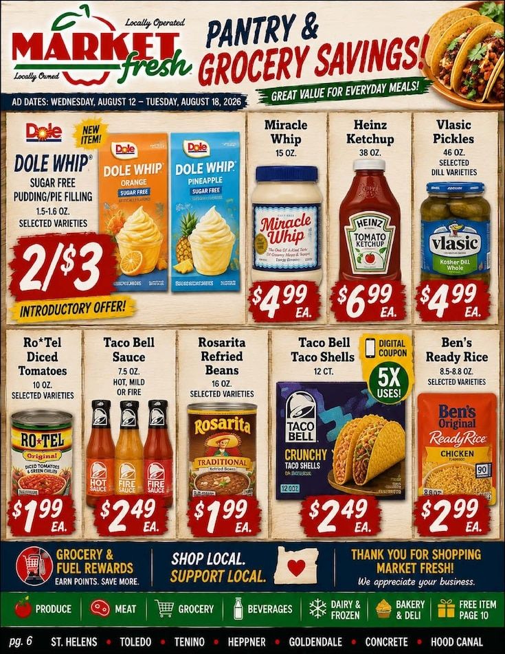 Concrete Market Fresh Weekly Ad August 12 - 18, 2026