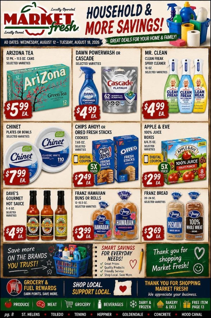 Concrete Market Fresh Weekly Ad August 12 - 18, 2026