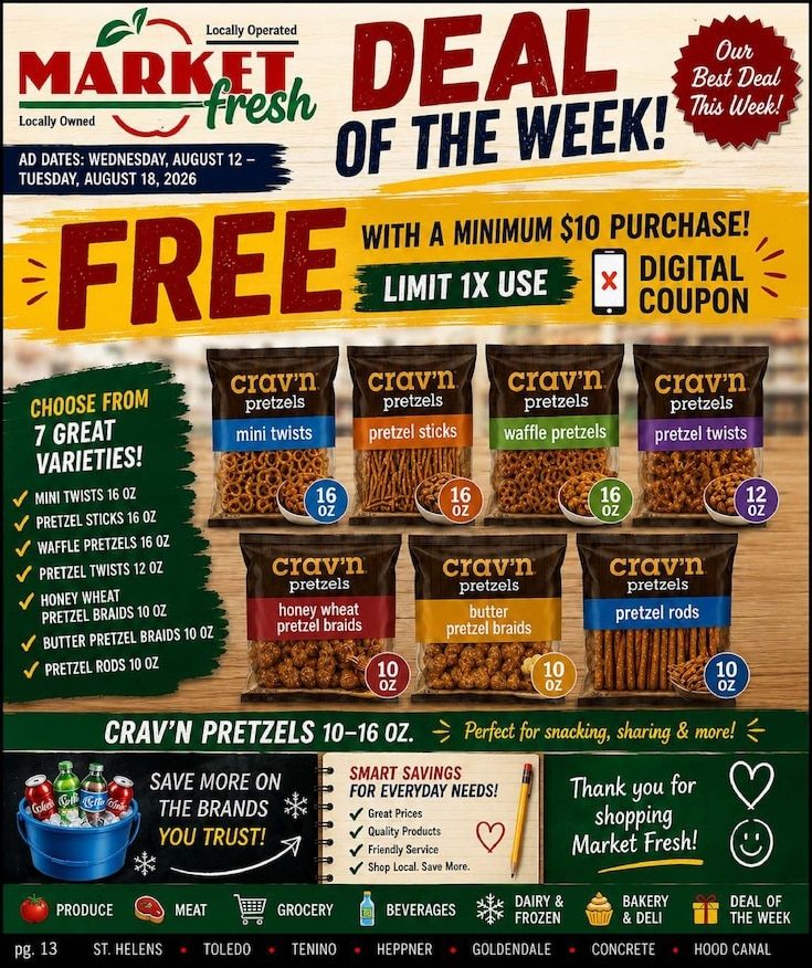 Goldendale Market Fresh Weekly Ad August 12 - 18, 2026