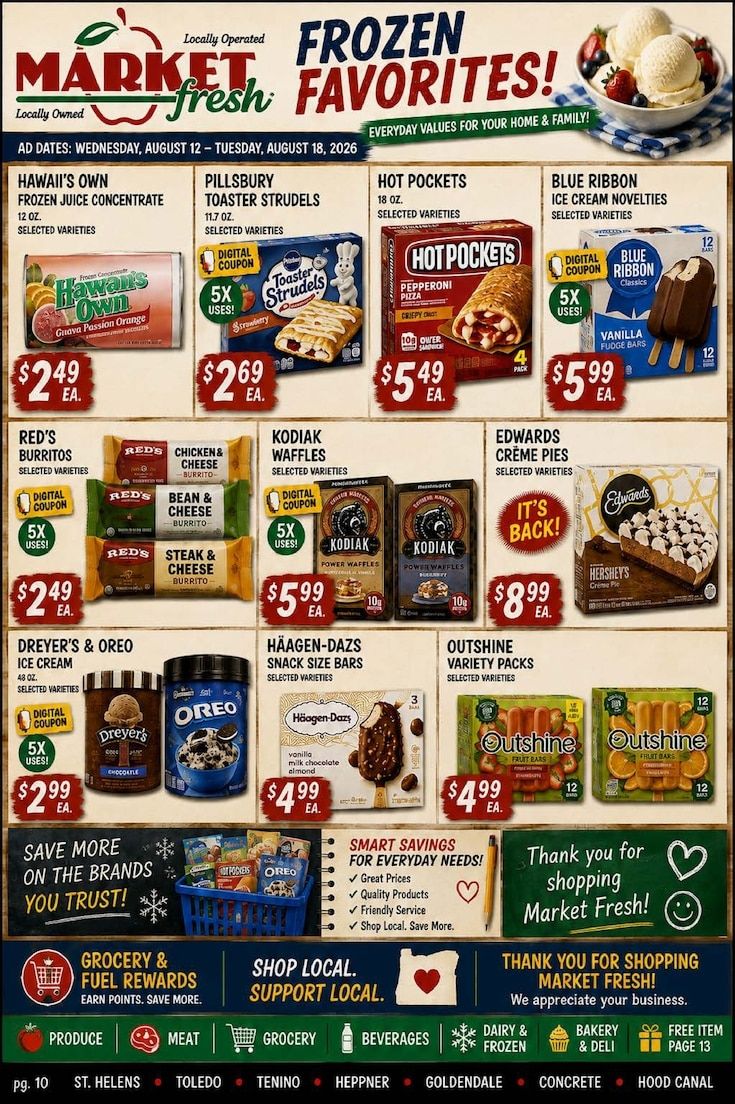 Goldendale Market Fresh Weekly Ad August 12 - 18, 2026