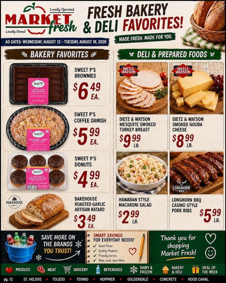 Goldendale Market Fresh Weekly Ad August 12 - 18, 2026