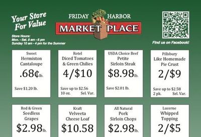 Friday Harbor Marketplace Weekly Ad August 12 - 18, 2026