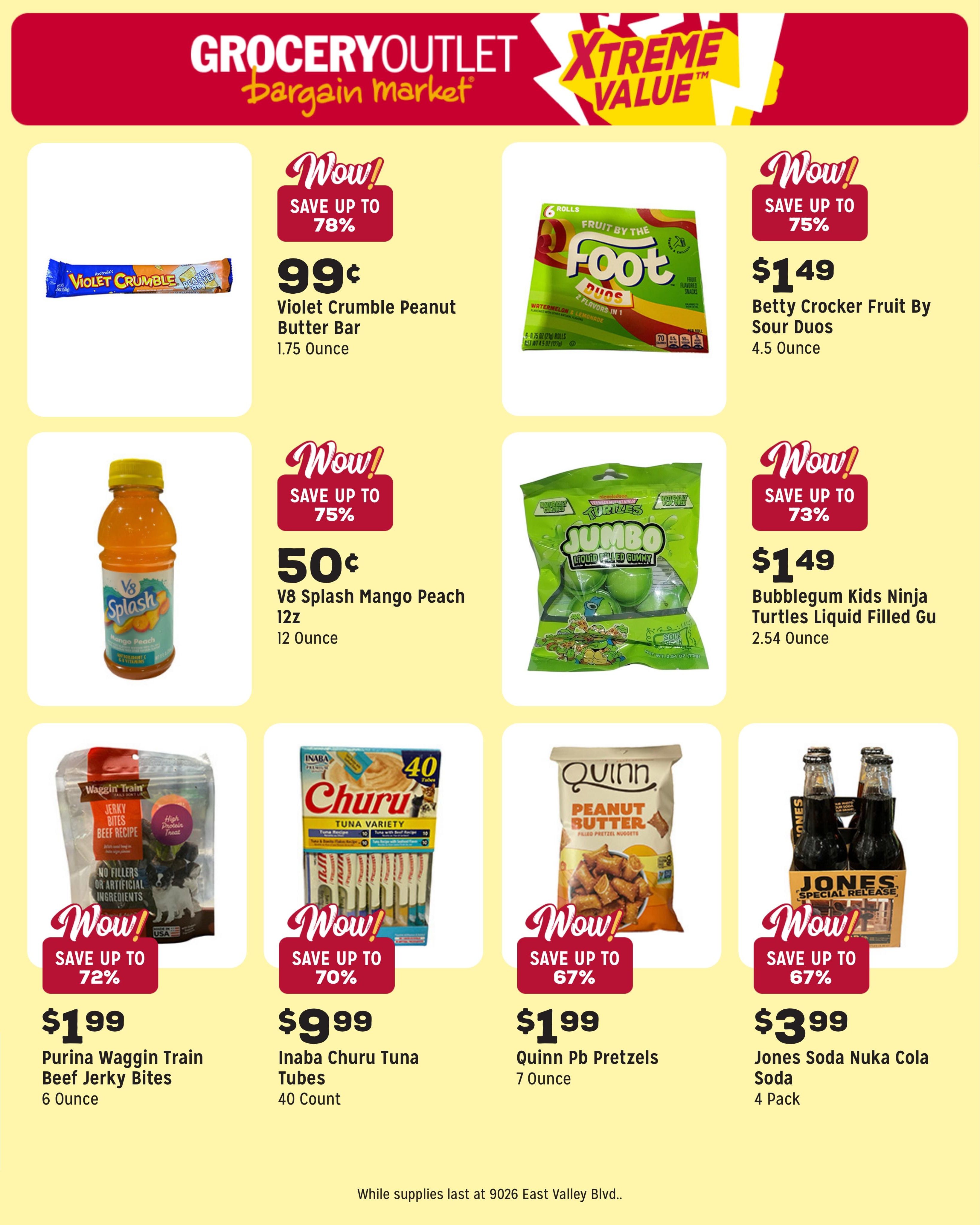 Grocery Outlet (El Monte–Monterey Park Area, CA) Weekly Ad August 12 - 18, 2026