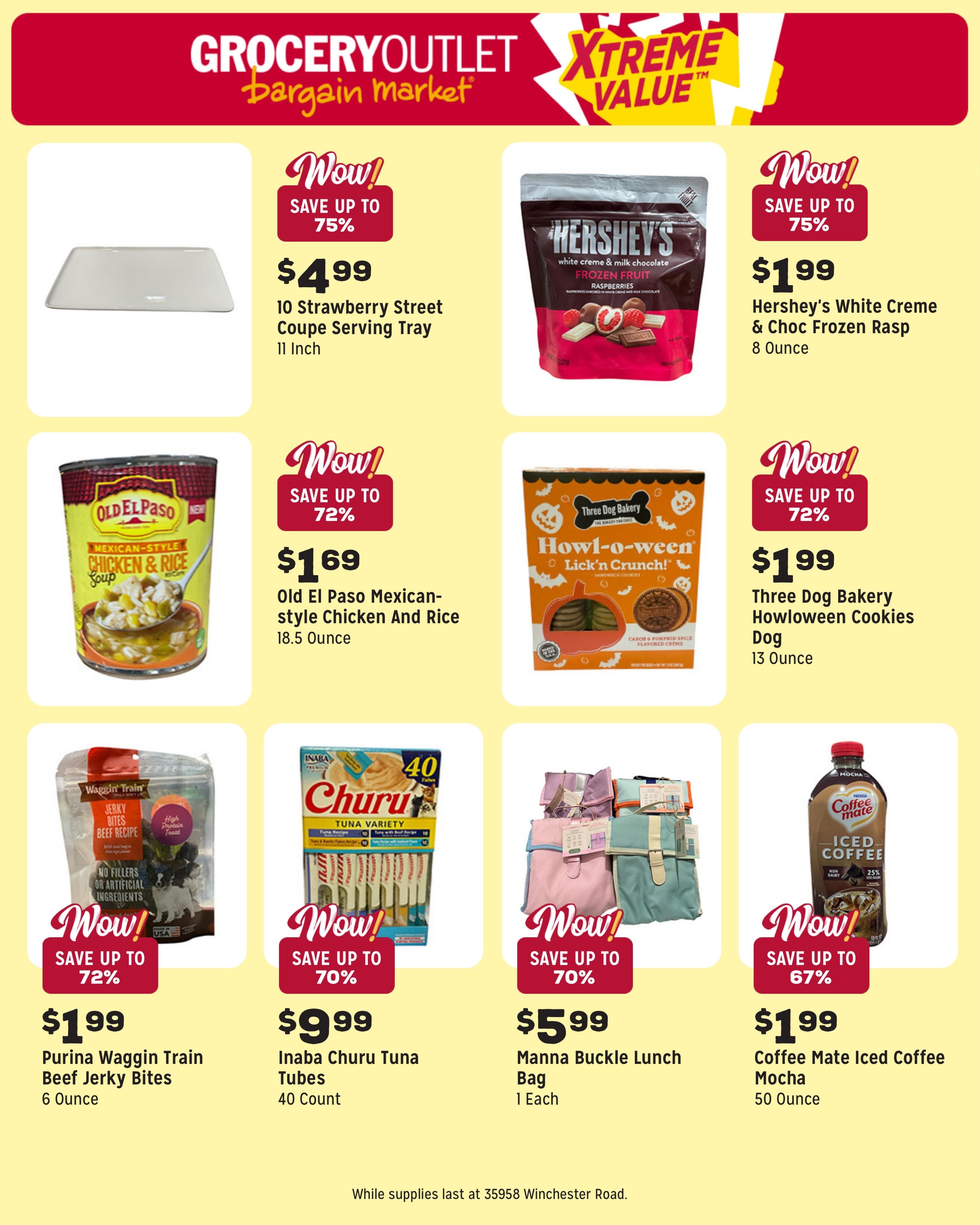 Grocery Outlet (Menifee Area, CA) Weekly Ad August 12 - 18, 2026