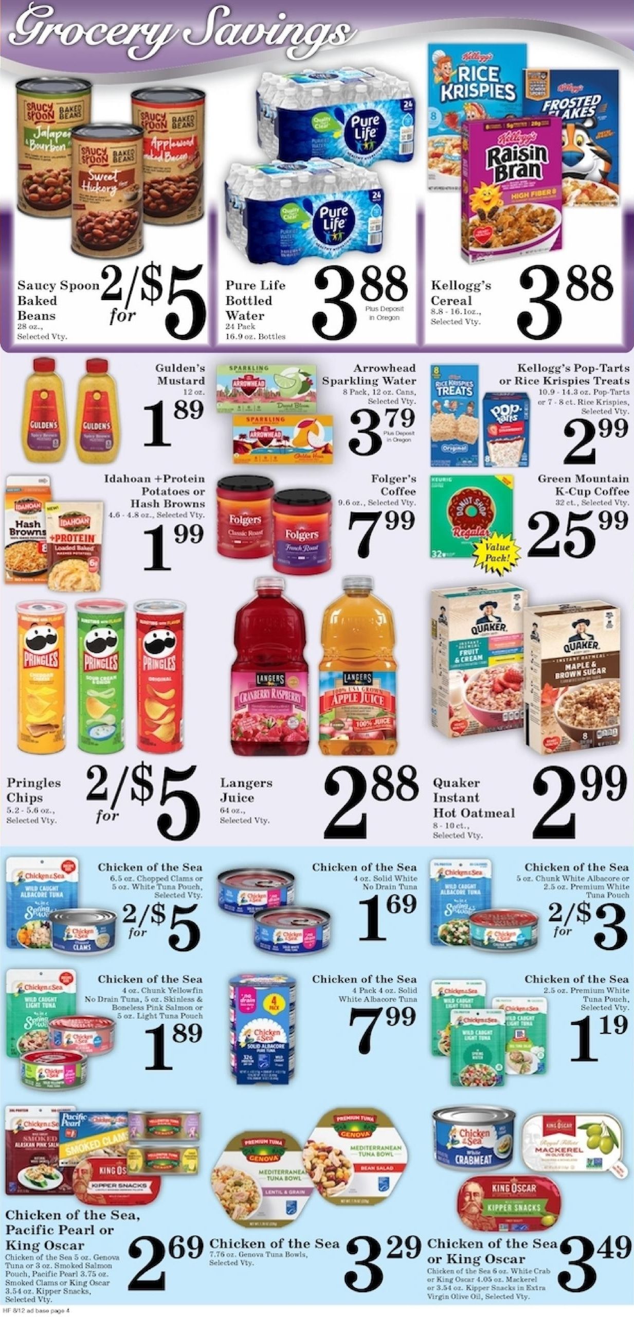 Harvest Foods (Okanogan Area, WA) Weekly Ad August 12 - 18, 2026