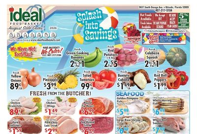 Ideal Food Basket (5637 South Orange Ave, Orlando, FL) Weekly Ad August 12 - 18, 2026