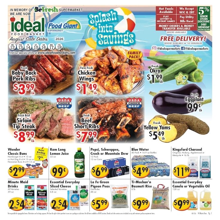 Ideal Food Basket (Miami, FL) Weekly Ad August 12 - 18, 2026