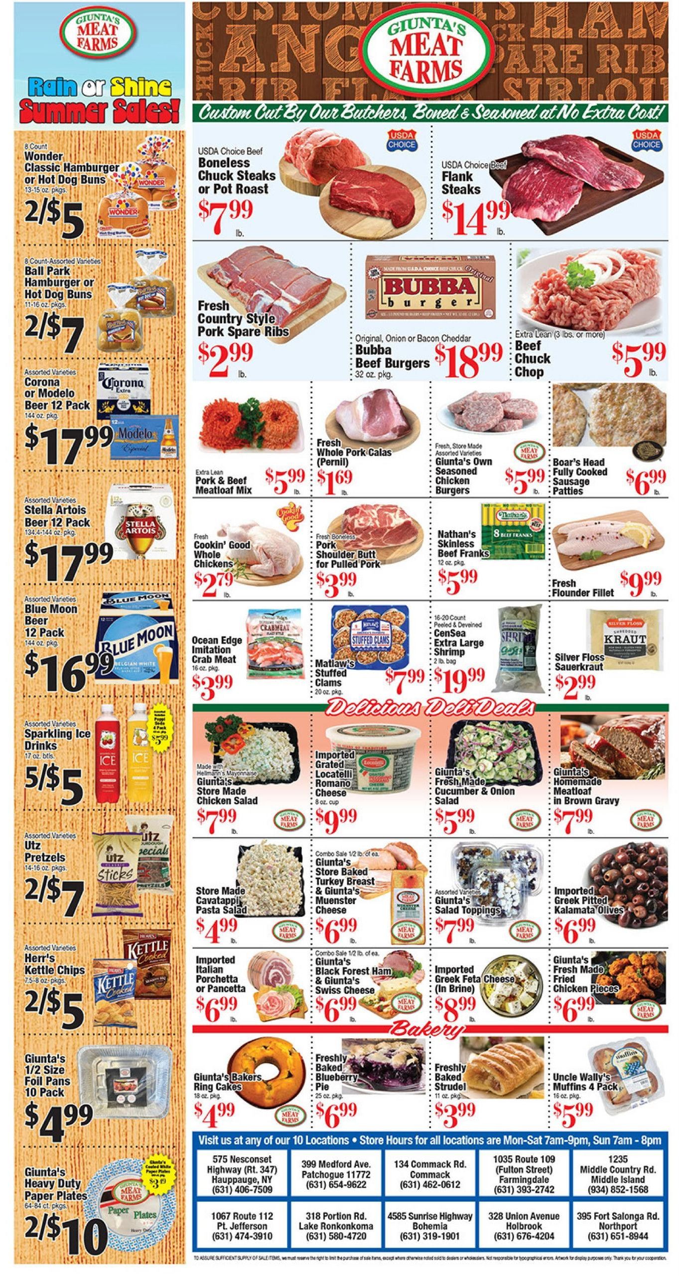 Giunta's Meat Farms Weekly Ad August 7 - 13, 2026