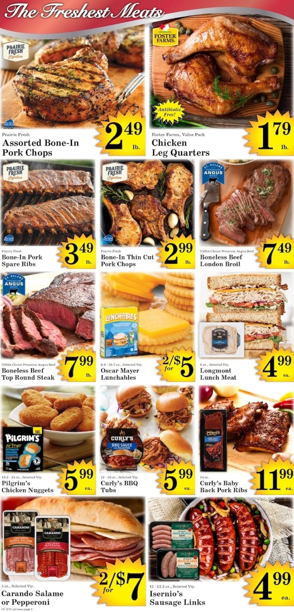 Harvest Foods (Moscow Area, ID) Weekly Ad August 12 - 18, 2026