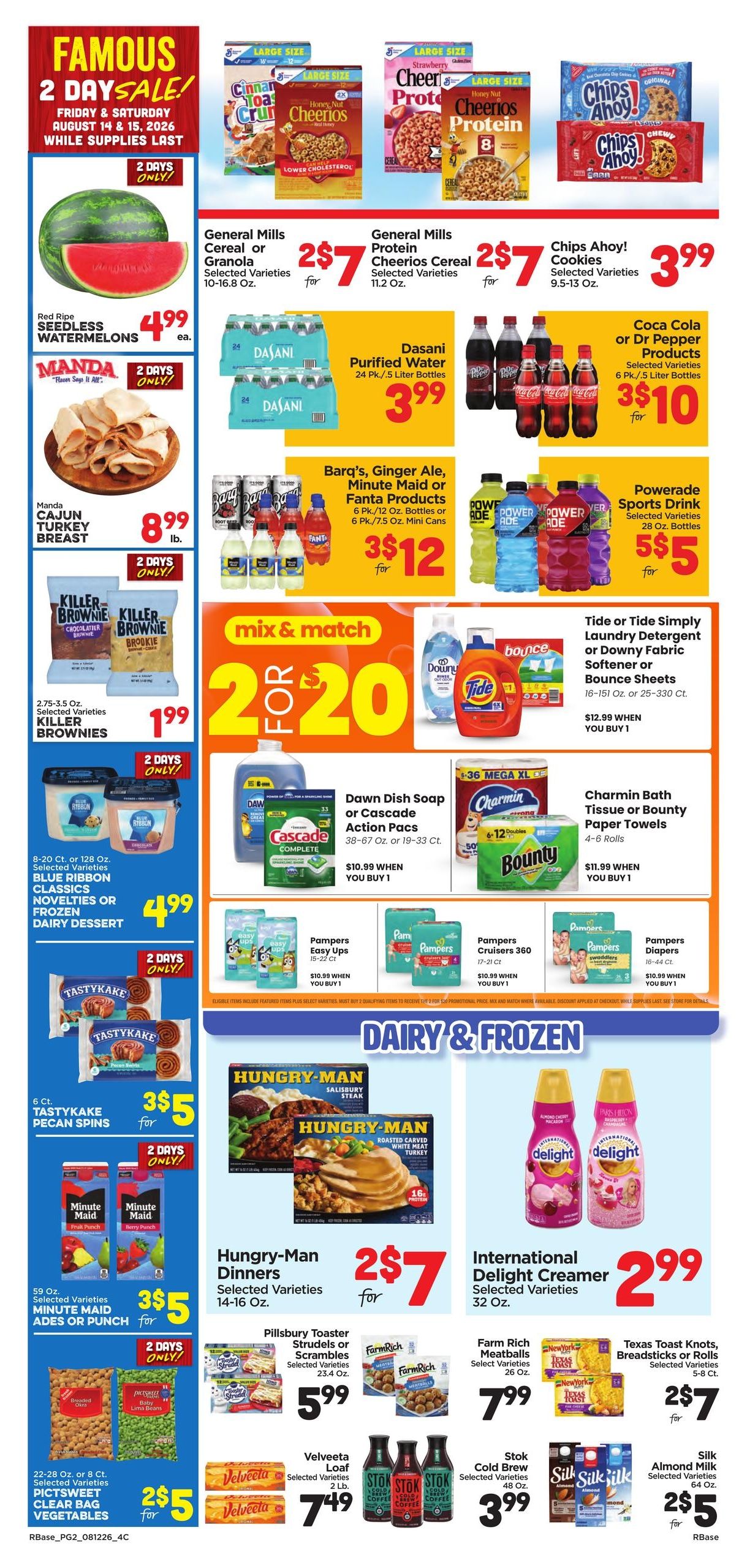 Ramey's (Chatom Area, AL) Weekly Ad August 12 - 18, 2026