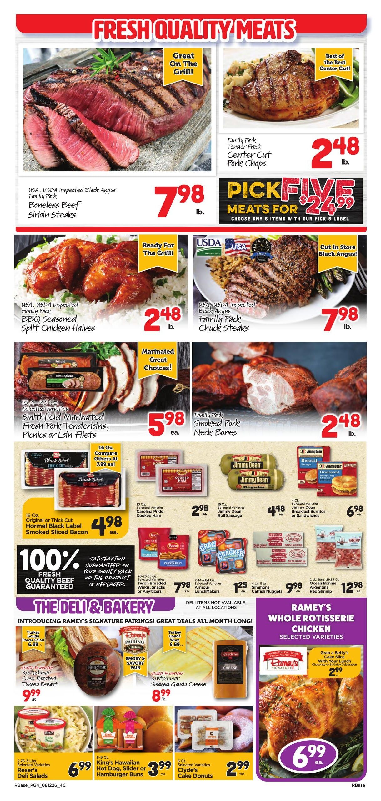 Ramey's (Chatom Area, AL) Weekly Ad August 12 - 18, 2026