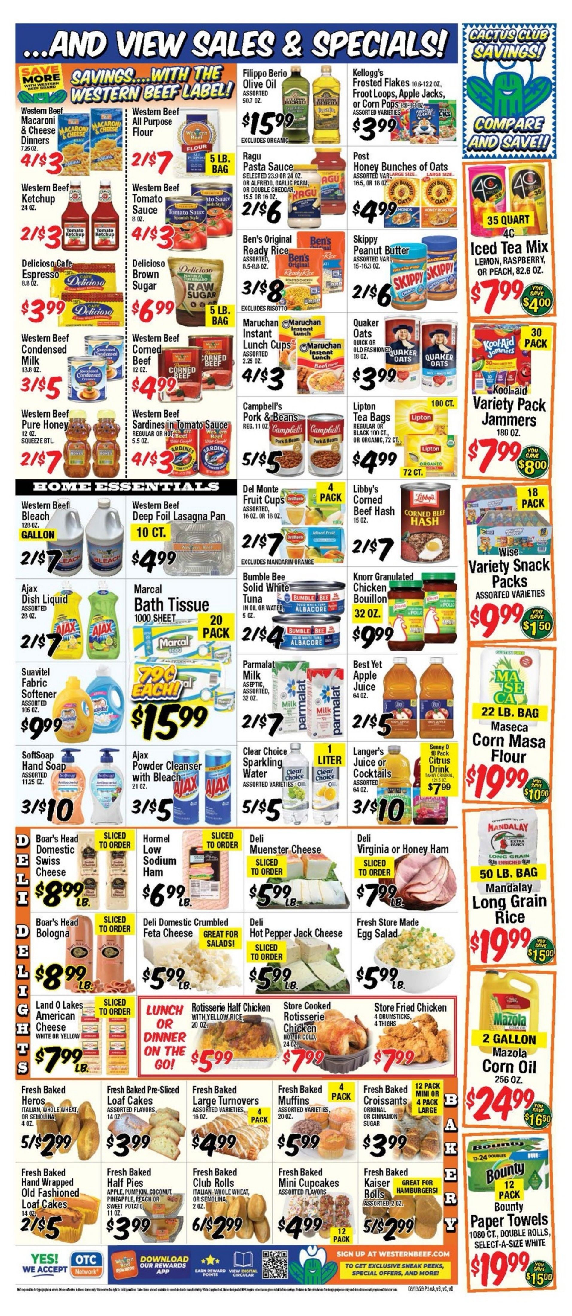 Western Beef (Bronx and other locations, NY) Weekly Ad August 13 - 19, 2026