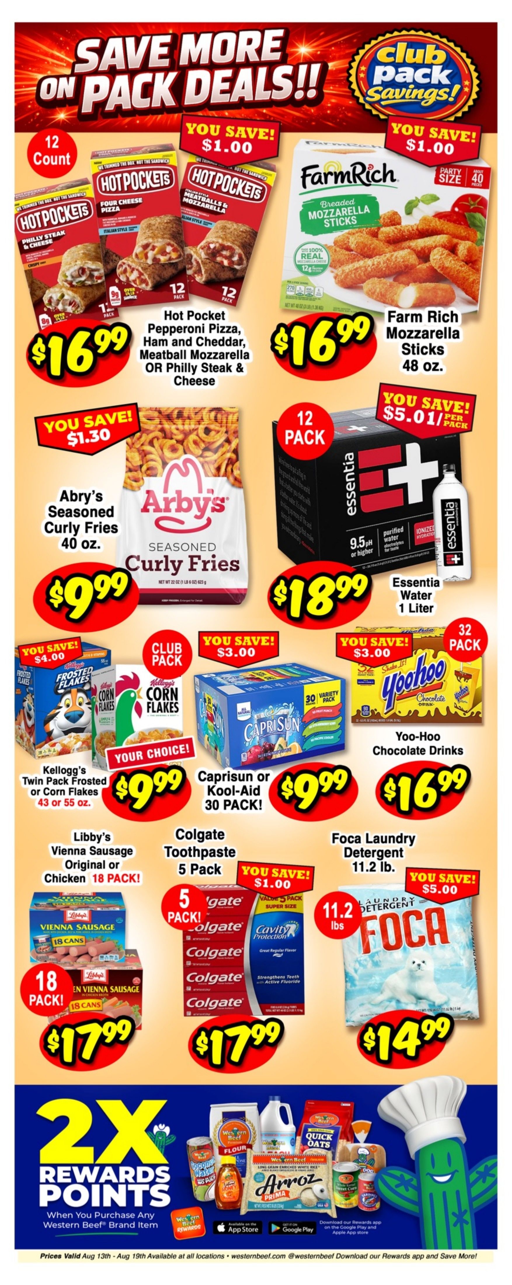 Western Beef (Bronx and other locations, NY) Weekly Ad August 13 - 19, 2026