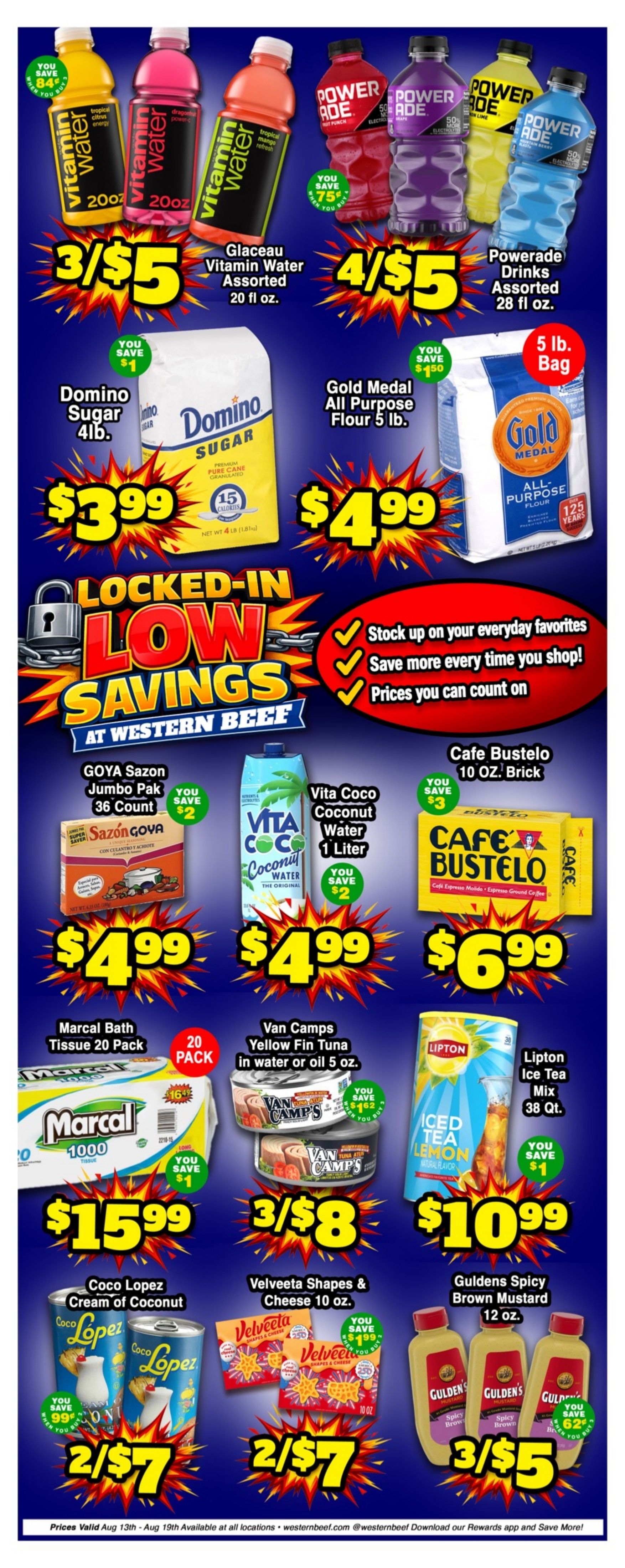 Western Beef (Bronx and other locations, NY) Weekly Ad August 13 - 19, 2026