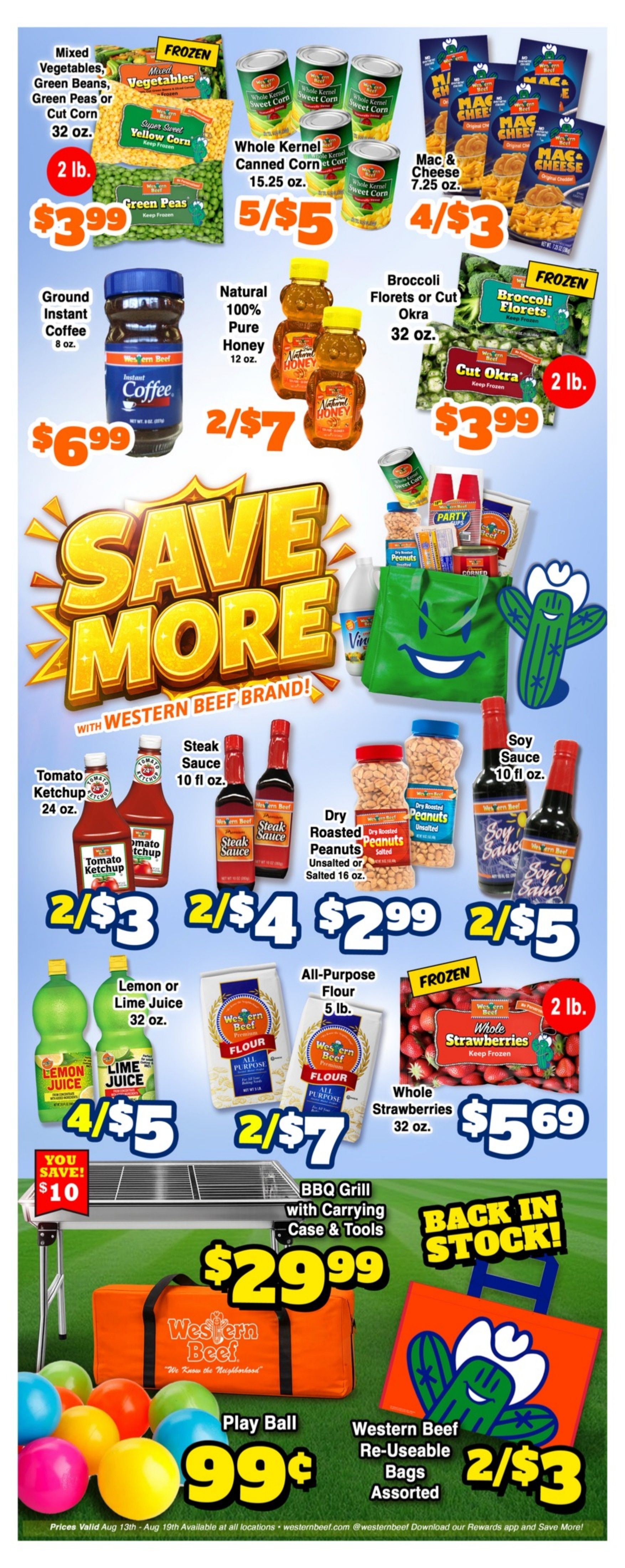 Western Beef (Bronx, Brooklyn and Elmont, NY) Weekly Ad August 13 - 19, 2026