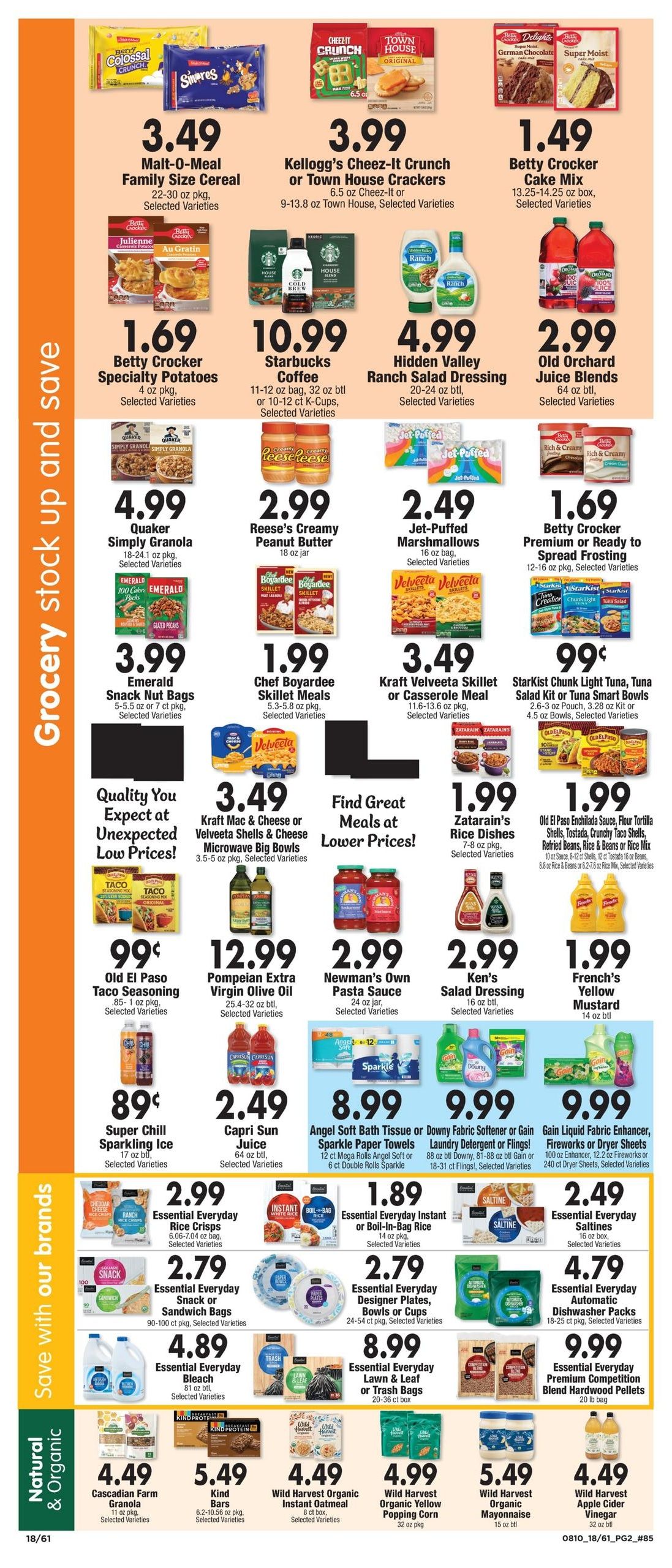 Elmer's County Market Weekly Ad August 12 - 18, 2026
