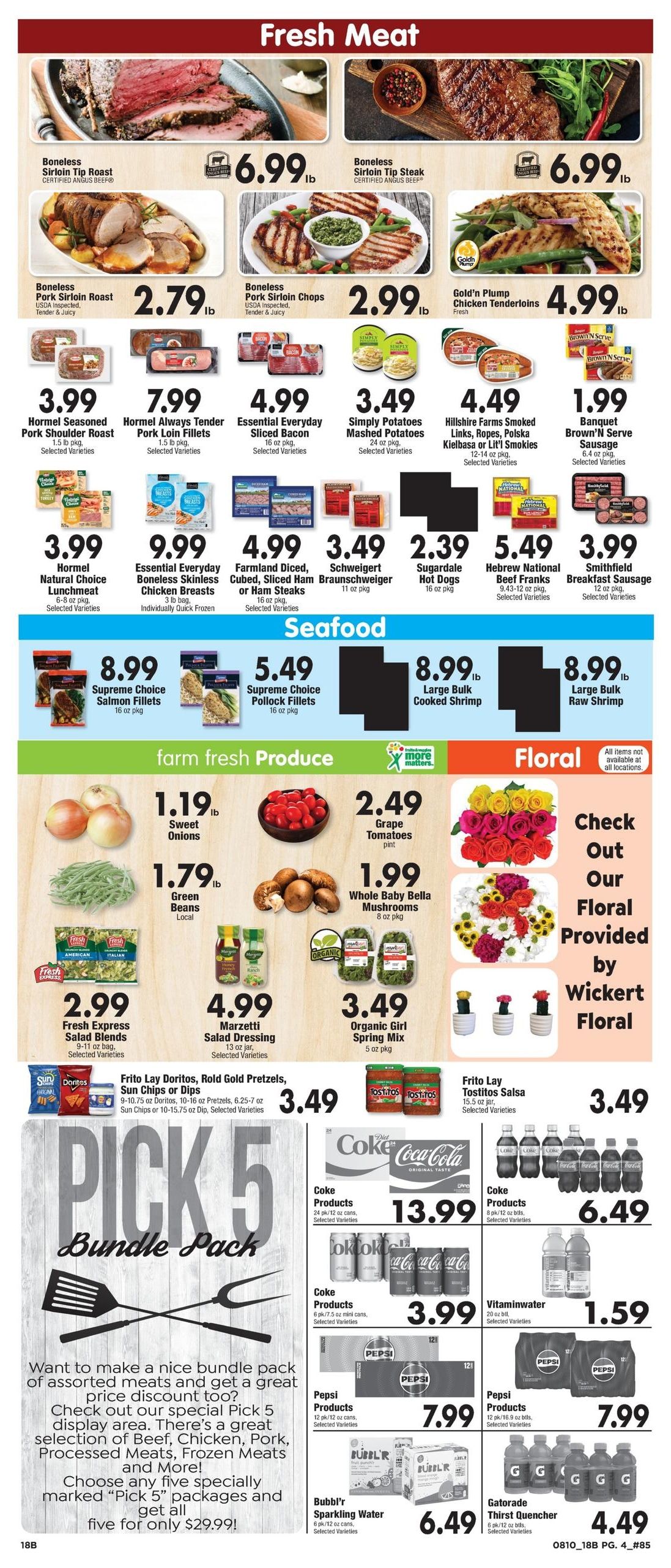 Elmer's County Market Weekly Ad August 12 - 18, 2026