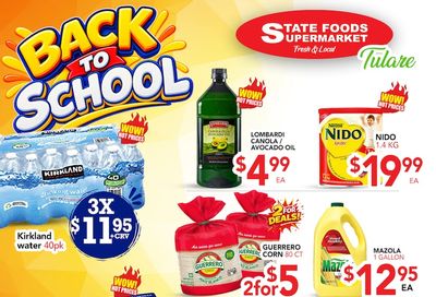 State Foods Supermarket (Tulare, CA) Weekly Ad August 12 - 18, 2026