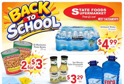 State Foods Supermarket (West Sacramento, CA) Weekly Ad August 12 - 18, 2026
