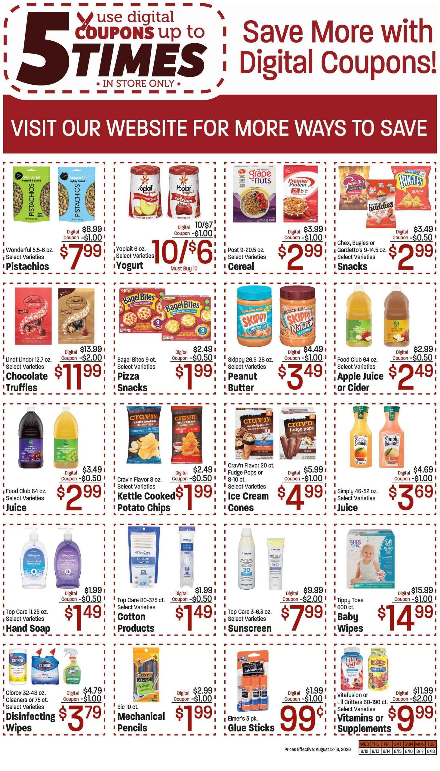Broulim's (Ashton Area, ID) Weekly Ad August 12 - 18, 2026