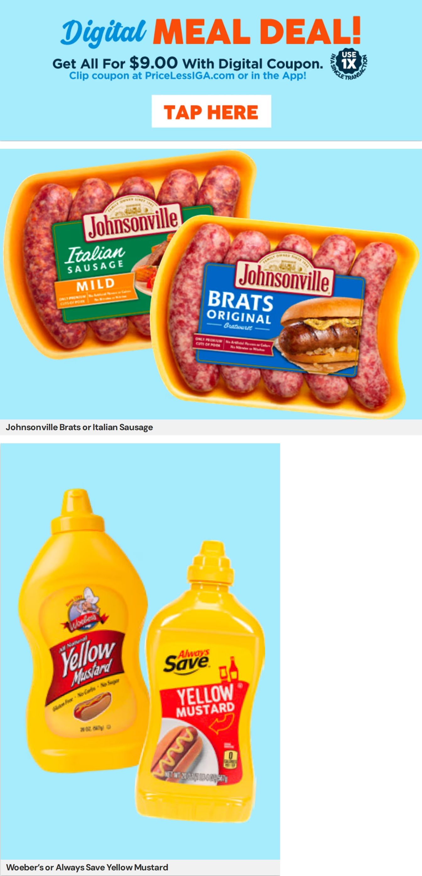 Price Less IGA Weekly Ad August 12 - 18, 2026