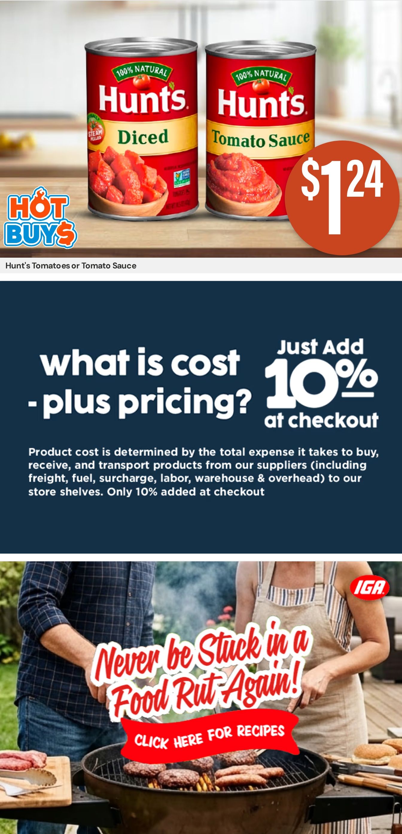 Price Less IGA Weekly Ad August 12 - 18, 2026