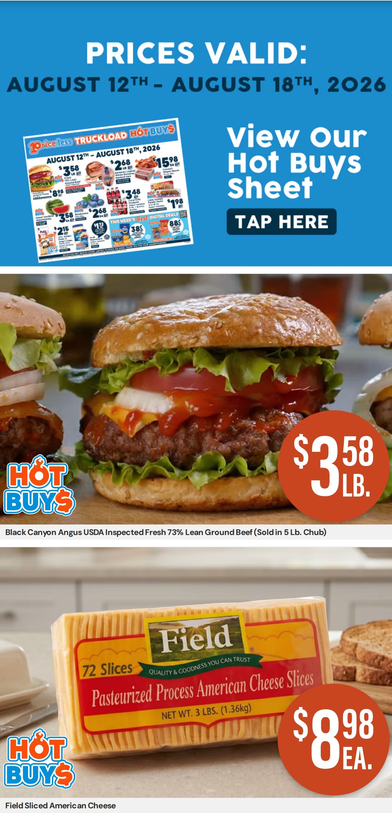 Price Less IGA (Strawberry Plains, TN) Weekly Ad August 12 - 18, 2026