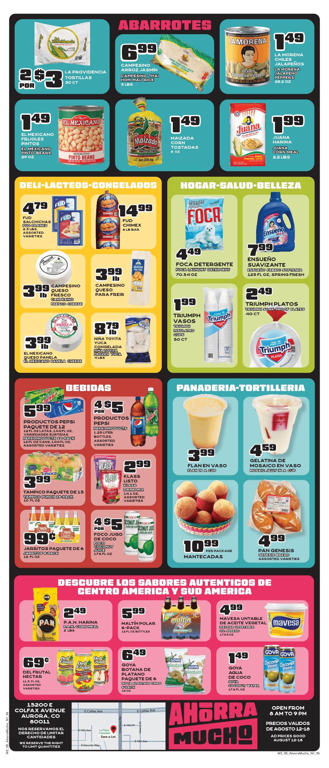 Save a Lot Food Stores (Aurora, CO) Weekly Ad August 12 - 18, 2026