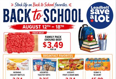 Save a Lot Food Stores (Bonne Terre and other locations, MO) Weekly Ad August 12 - 18, 2026