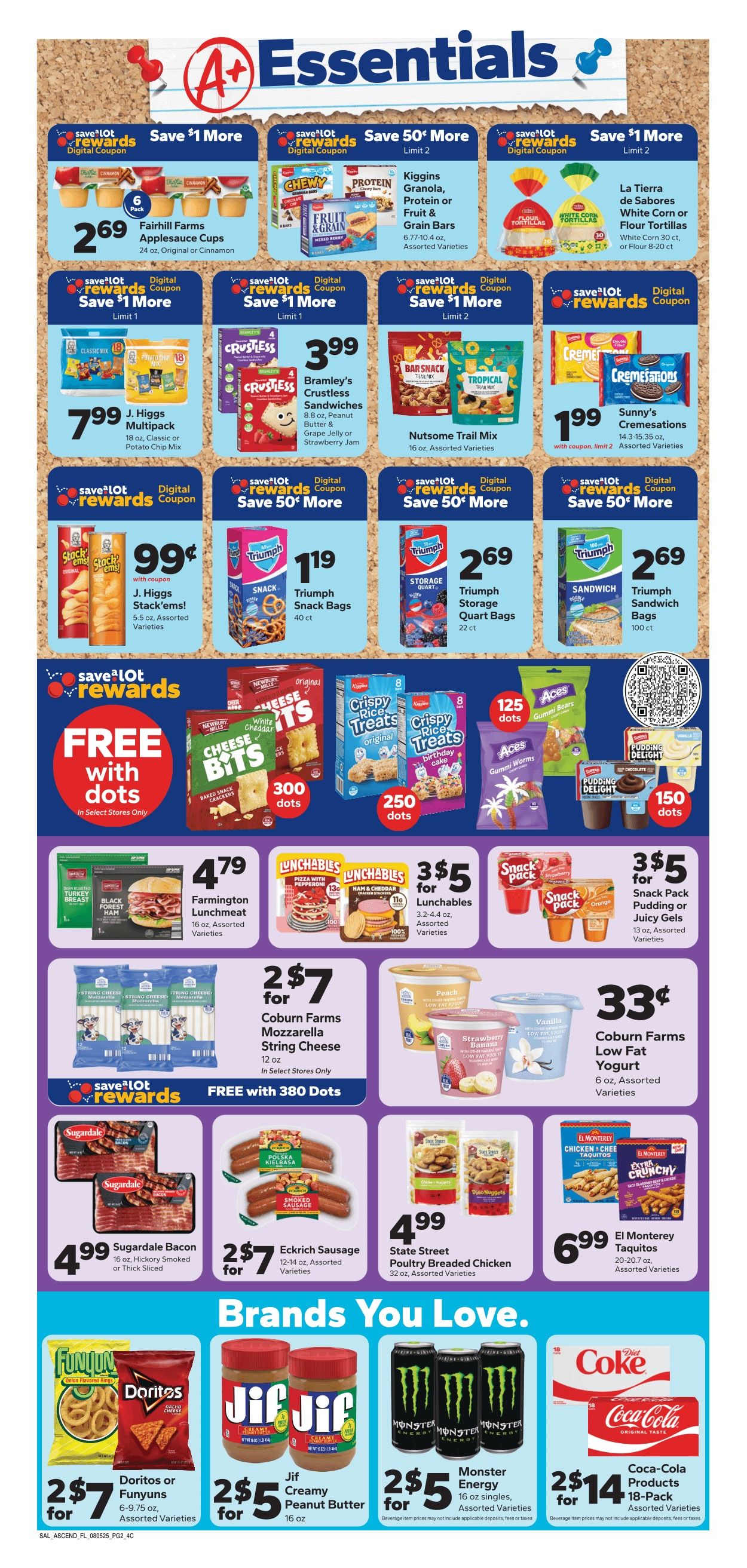 Save a Lot Food Stores (Canton and other locations, MS) Weekly Ad August 12 - 18, 2026