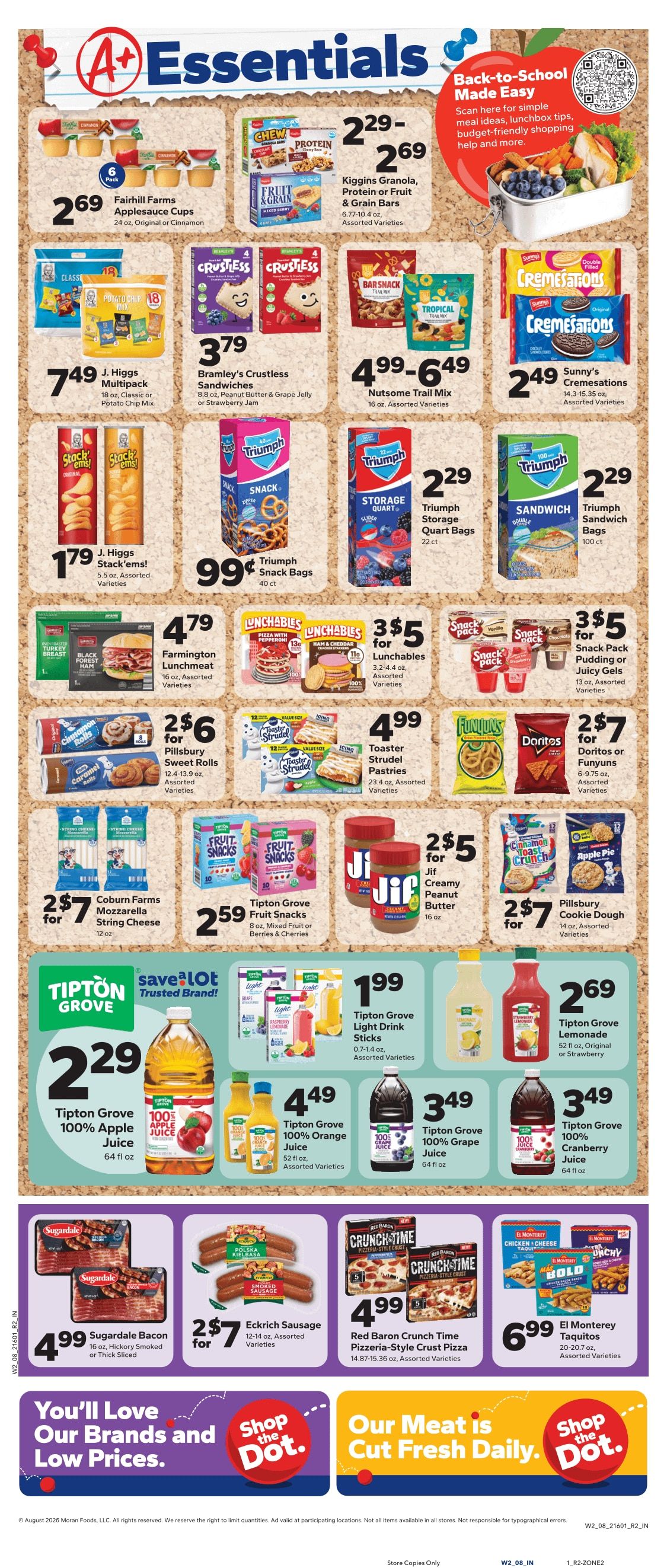 Save a Lot Food Stores (Cleveland, TN) Weekly Ad August 12 - 18, 2026