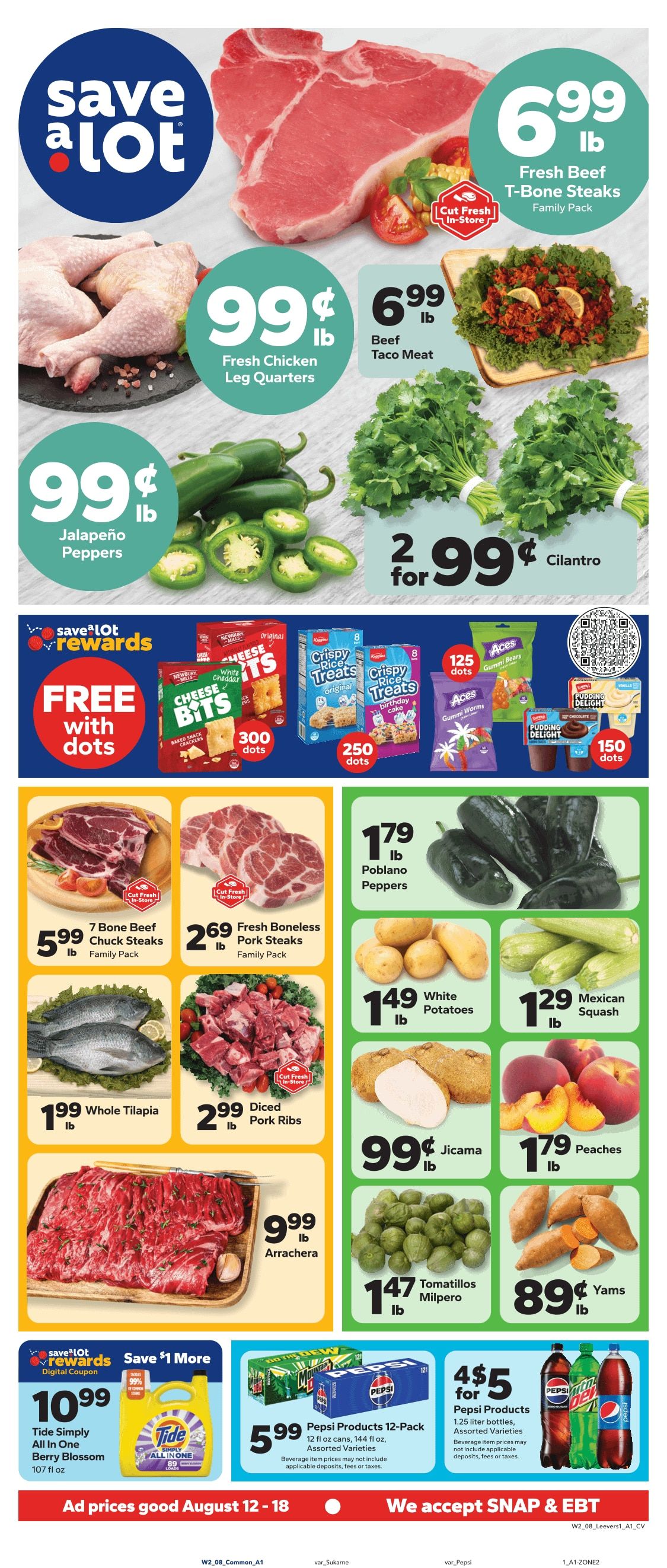 Save a Lot Food Stores (Aurora and other locations, CO) Weekly Ad August 12 - 18, 2026