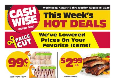 Cash Wise Weekly Ad August 12 - 18, 2026
