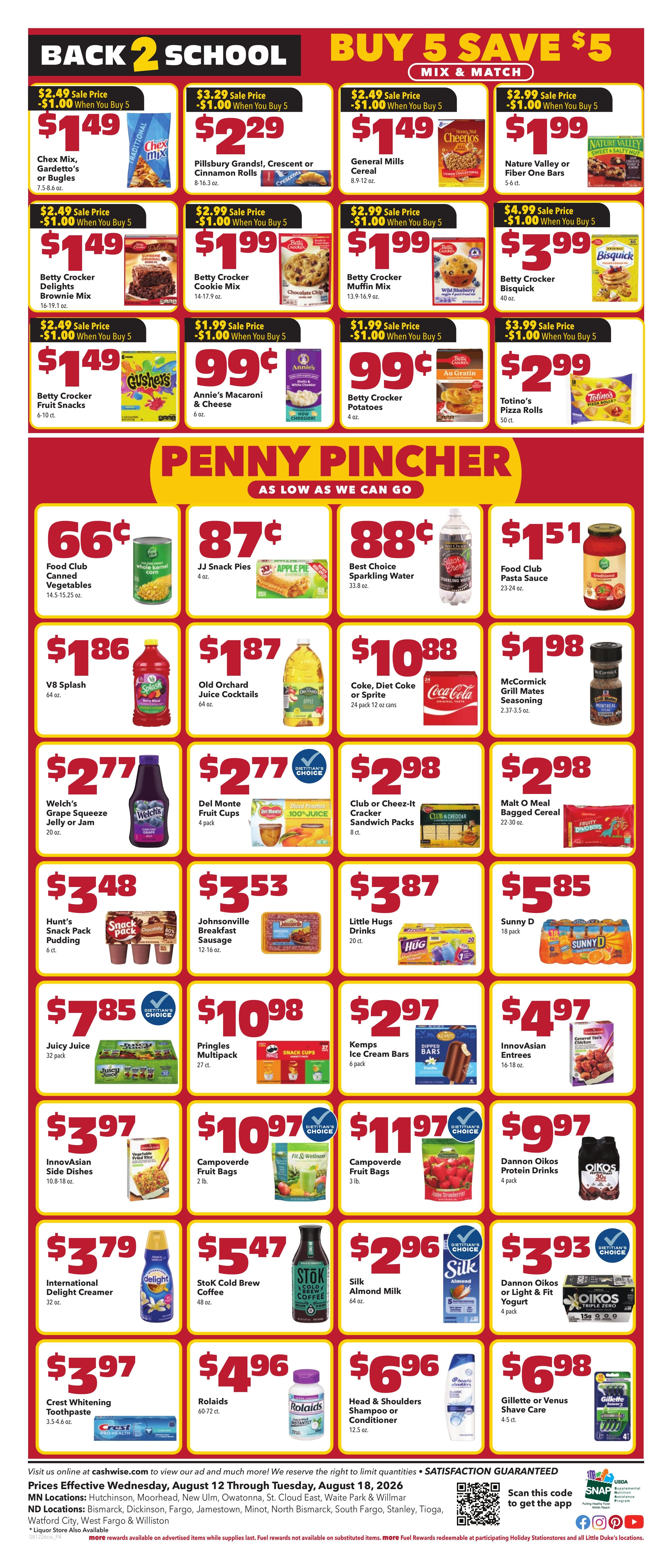 Cash Wise Weekly Ad August 12 - 18, 2026