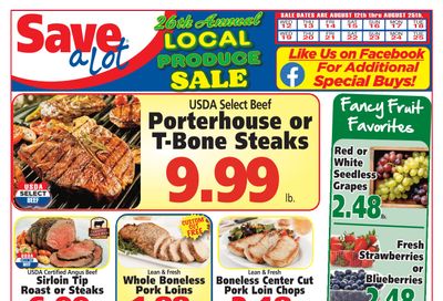 Save a Lot Food Stores Weekly Ad August 12 - 25, 2026