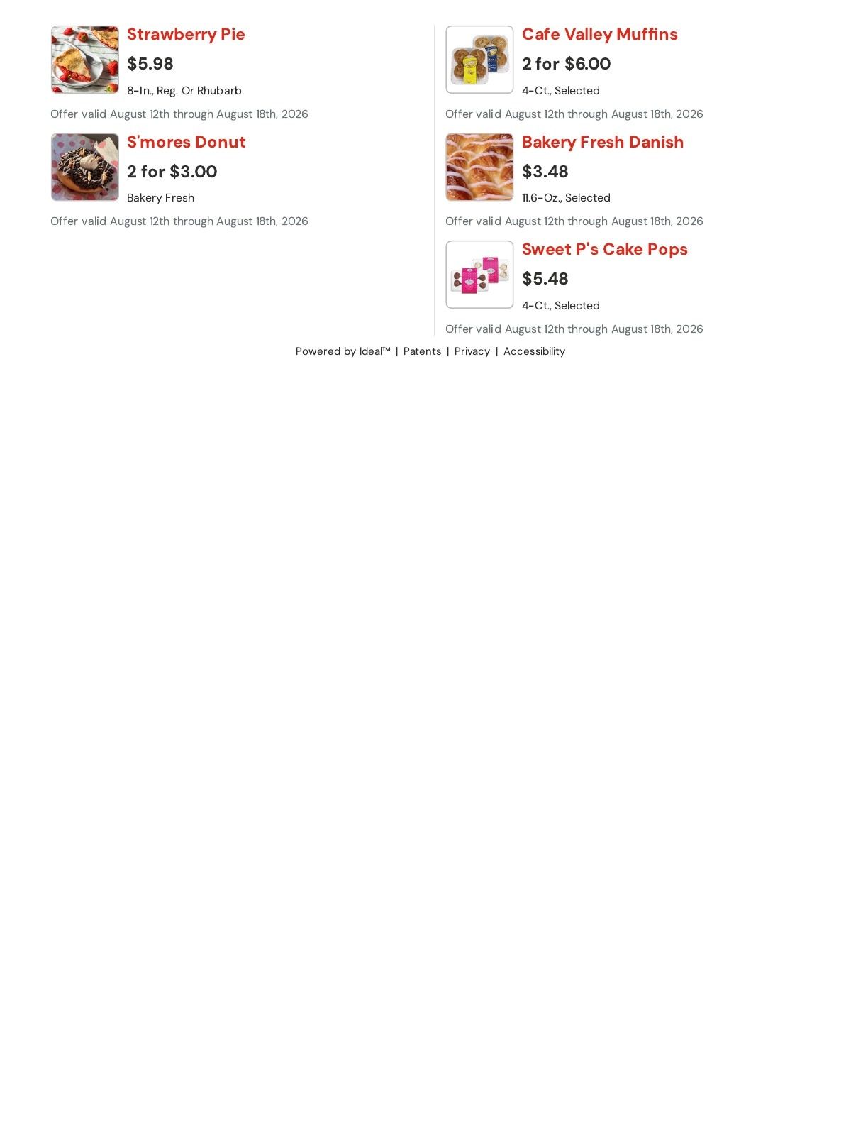 Griffin's IGA Weekly Ad August 12 - 18, 2026