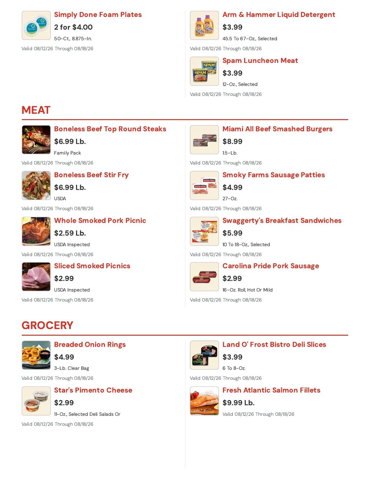 Quality Foods Tri County (Anderson, SC) Weekly Ad August 12 - 18, 2026