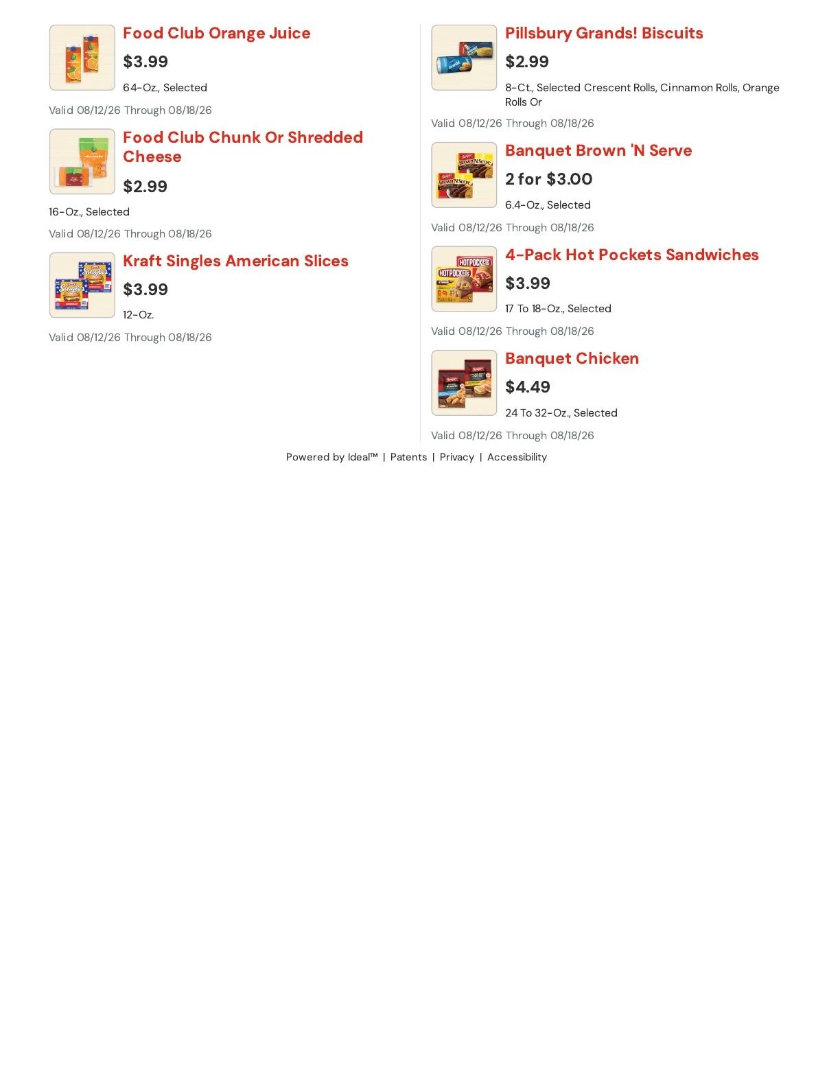 Quality Foods Tri County (Cornelia, GA) Weekly Ad August 12 - 18, 2026