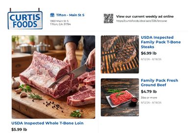 Curtis Foods Weekly Ad August 12 - 18, 2026