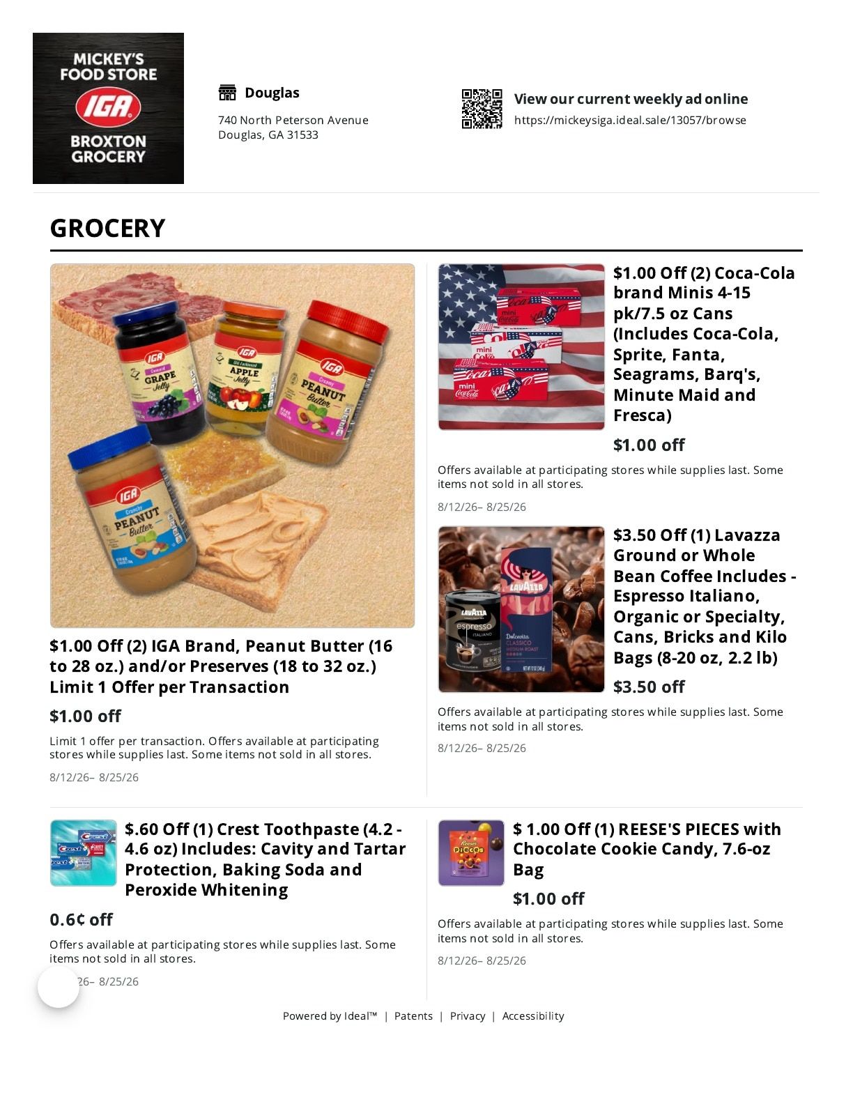 Mickey's Food Store Weekly Ad August 12 - 25, 2026