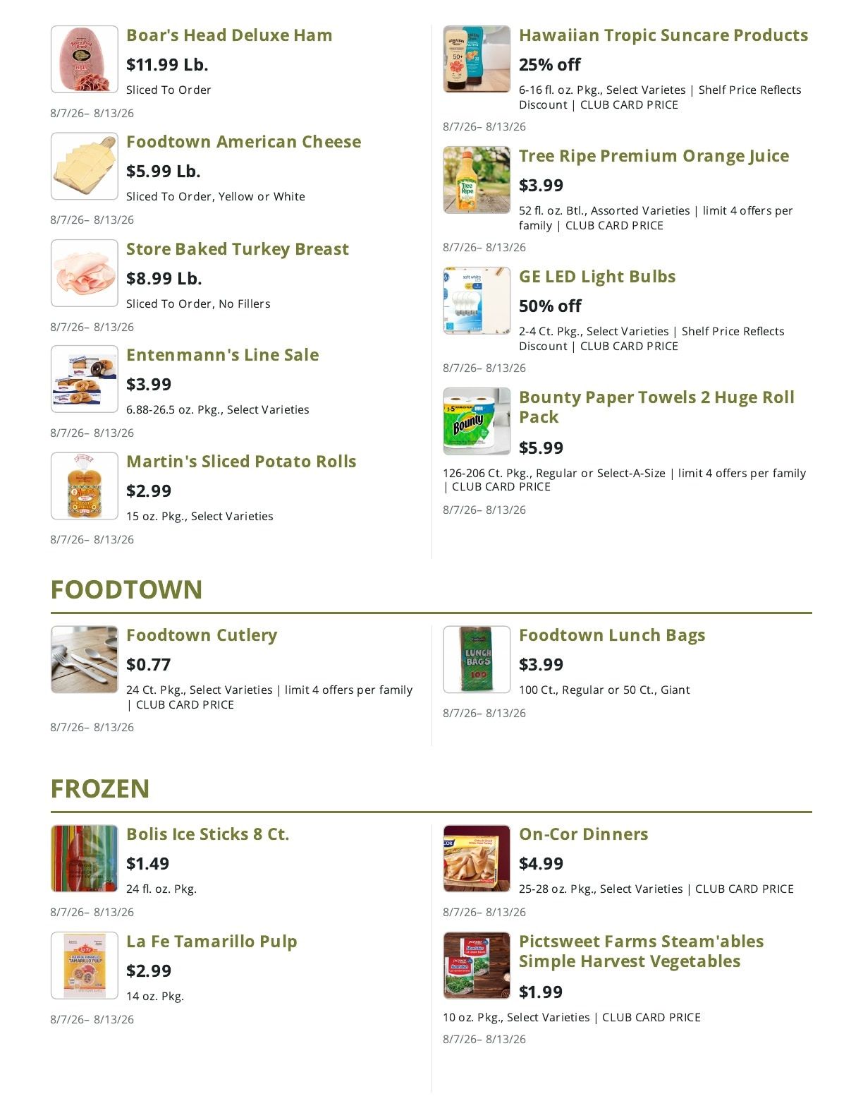 Brooklyn Harvest (Brooklyn, NY) Weekly Ad August 7 - 13, 2026