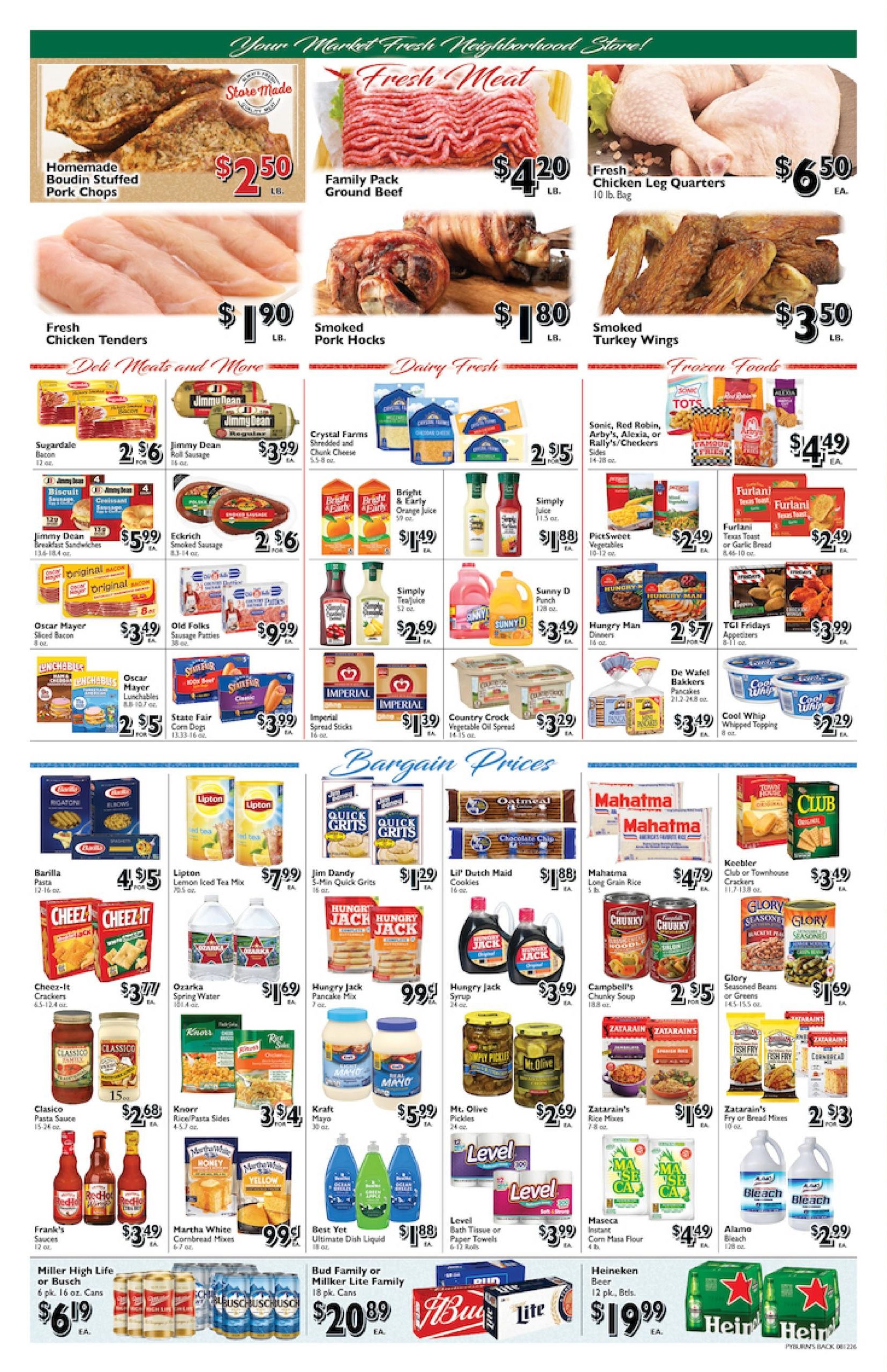 Pyburn's Farm Fresh Foods Weekly Ad August 12 - 18, 2026