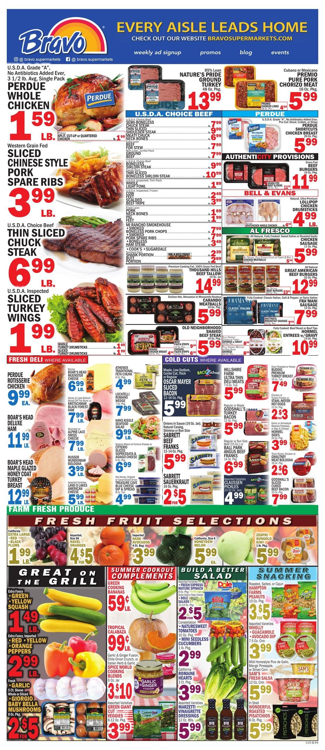 Bravo Supermarket (Valley Forge Area, PA) Weekly Ad August 14 - 20, 2026
